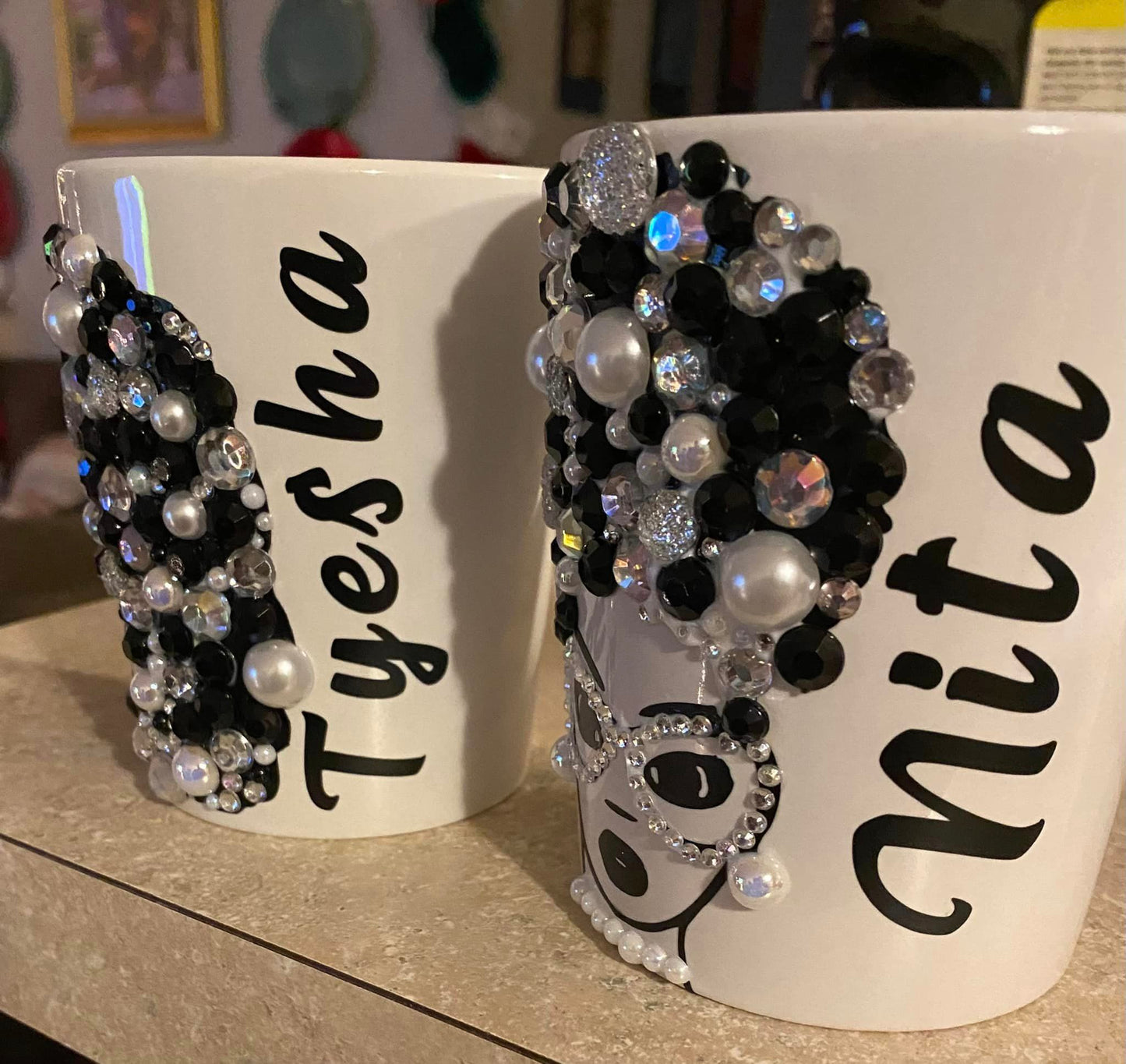 Embellished Mugs